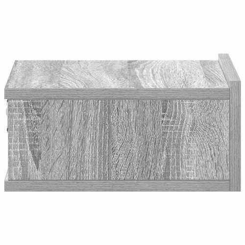 Viseći noćni ormarići 2 kom boja hrasta 40 x 30 x 15 cm drveni - Sivi hrast sonoma 2 Cijena