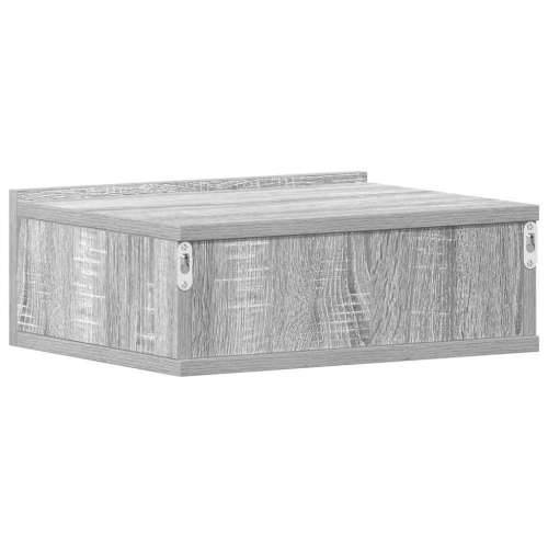Viseći noćni ormarići 2 kom boja hrasta 40 x 30 x 15 cm drveni - Sivi hrast sonoma 2 Cijena