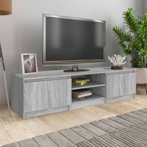 TV ormarić boja hrasta sonome 140x40x35,5 cm konstruirano drvo - Sivi hrast sonoma 1 Cijena