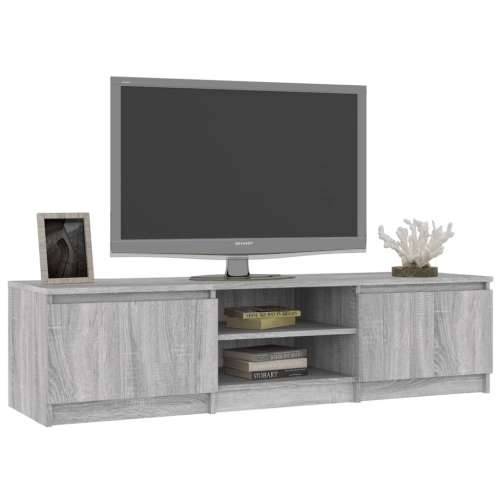 TV ormarić boja hrasta sonome 140x40x35,5 cm konstruirano drvo - Sivi hrast sonoma 1 Cijena