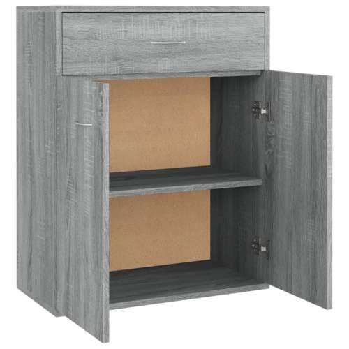 Komoda boja hrasta sonome 60 x 30 x 75 cm od konstruiranog drva - Sivi hrast sonoma 1 Cijena