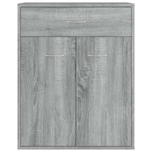 Komoda boja hrasta sonome 60 x 30 x 75 cm od konstruiranog drva - Sivi hrast sonoma 1 Cijena