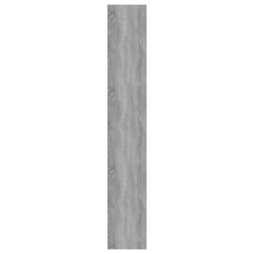 Ormarić za knjige s 5 razina boja hrasta 80x30x189 cm drveni - Sivi hrast sonoma 1 189 cm 80 cm Cijena