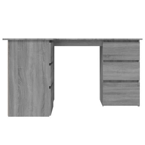 Radni stol boja hrasta sonome 145x100x76 cm konstruirano drvo Cijena
