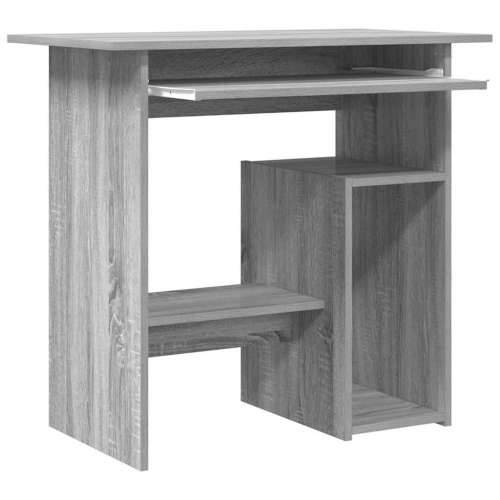 Radni stol boja hrasta sonome 80 x 45 x 74 cm konstruirano drvo - Sivi hrast sonoma Cijena