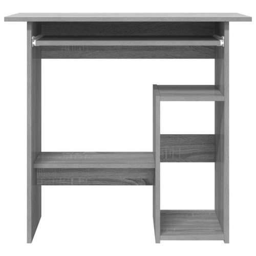 Radni stol boja hrasta sonome 80 x 45 x 74 cm konstruirano drvo - Sivi hrast sonoma Cijena