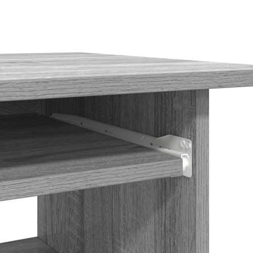 Radni stol boja hrasta sonome 80 x 45 x 74 cm konstruirano drvo - Sivi hrast sonoma Cijena
