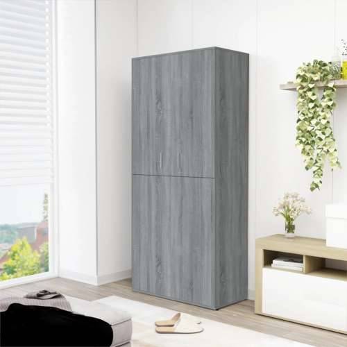 Ormarić za cipele boja hrasta 80x39x178 cm konstruirano drvo - Sivi hrast sonoma 1 Cijena