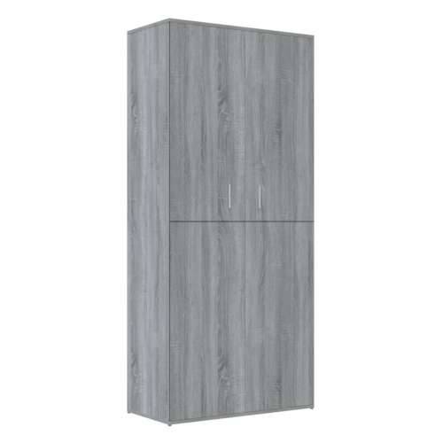 Ormarić za cipele boja hrasta 80x39x178 cm konstruirano drvo - Sivi hrast sonoma 1 Cijena