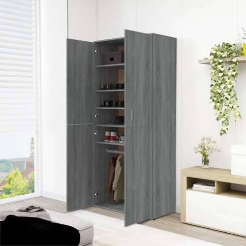 Ormarić za cipele boja hrasta 80x39x178 cm konstruirano drvo - Sivi hrast sonoma 1 Cijena