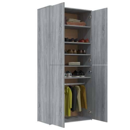 Ormarić za cipele boja hrasta 80x39x178 cm konstruirano drvo - Sivi hrast sonoma 1 Cijena