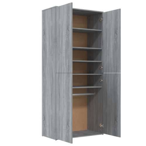 Ormarić za cipele boja hrasta 80x39x178 cm konstruirano drvo - Sivi hrast sonoma 1 Cijena