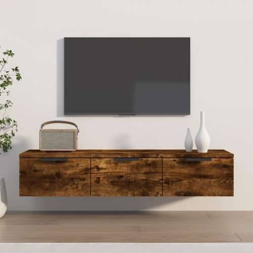 Zidni ormarić boja hrasta 102 x 30 x 20 cm konstruirano drvo - Dimljeni hrast 1 Cijena