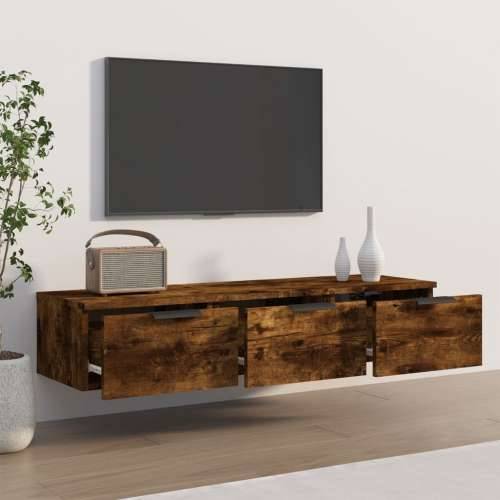 Zidni ormarić boja hrasta 102 x 30 x 20 cm konstruirano drvo - Dimljeni hrast 1 Cijena