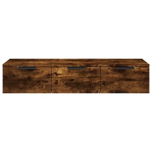Zidni ormarić boja hrasta 102 x 30 x 20 cm konstruirano drvo - Dimljeni hrast 1 Cijena