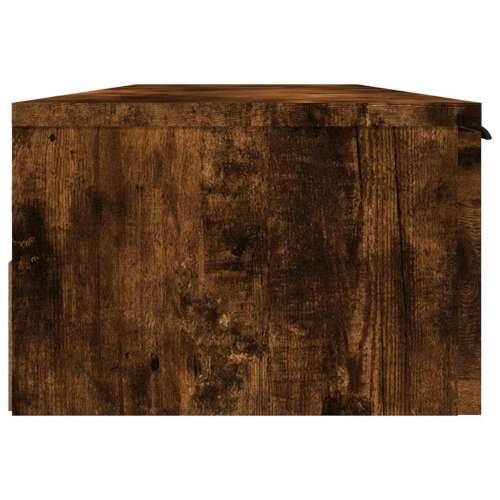 Zidni ormarić boja hrasta 102 x 30 x 20 cm konstruirano drvo - Dimljeni hrast 1 Cijena