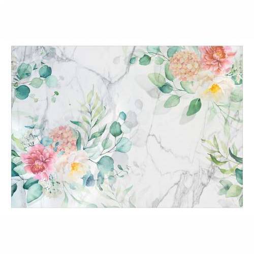 Foto tapeta - Flowery Marble 250x175 Cijena
