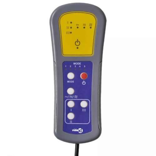 Električna masažna fotelja od umjetne kože crna - Crna 1 Cijena