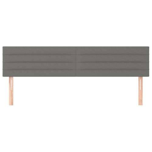 Uzglavlja 2 kom tamnosiva 90x5x78/88 cm od tkanine - Tamno siva 180 cm 1 Nisko Cijena