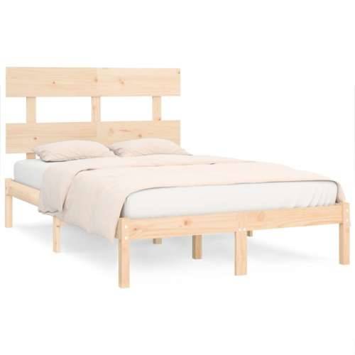 Okvir za krevet od masivnog drva 160 x 200 cm - Prirodna 160 x 200 cm Cijena