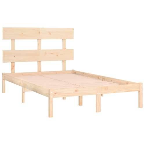 Okvir za krevet od masivnog drva 160 x 200 cm - Prirodna 160 x 200 cm Cijena