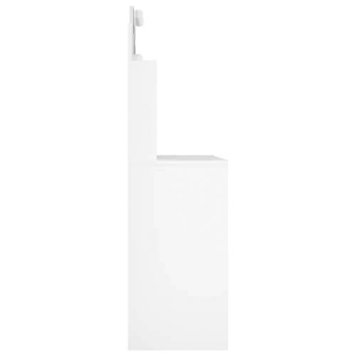 Toaletni stolić s LED svjetlima bijeli 96x40x142 cm Cijena