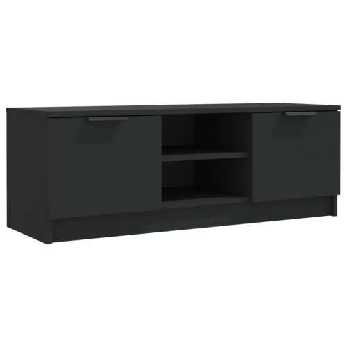 TV ormarić crni 102 x 35 x 36,5 cm od konstruiranog drva - Crna 1 Cijena
