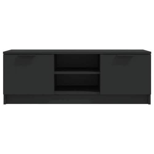 TV ormarić crni 102 x 35 x 36,5 cm od konstruiranog drva - Crna 1 Cijena