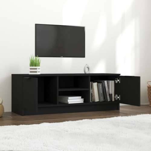 TV ormarić crni 102 x 35 x 36,5 cm od konstruiranog drva - Crna 1 Cijena