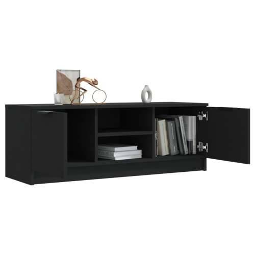 TV ormarić crni 102 x 35 x 36,5 cm od konstruiranog drva - Crna 1 Cijena