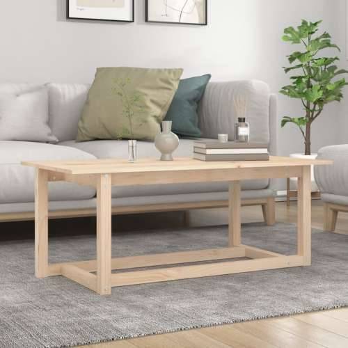 Stolić za kavu 110 x 55 x 45 cm od masivne borovine - Prirodna 110 x 55 x 45 cm 1 Cijena