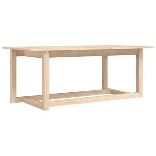 Stolić za kavu 110 x 55 x 45 cm od masivne borovine - Prirodna 110 x 55 x 45 cm 1 Cijena