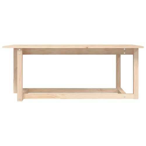 Stolić za kavu 110 x 55 x 45 cm od masivne borovine - Prirodna 110 x 55 x 45 cm 1 Cijena