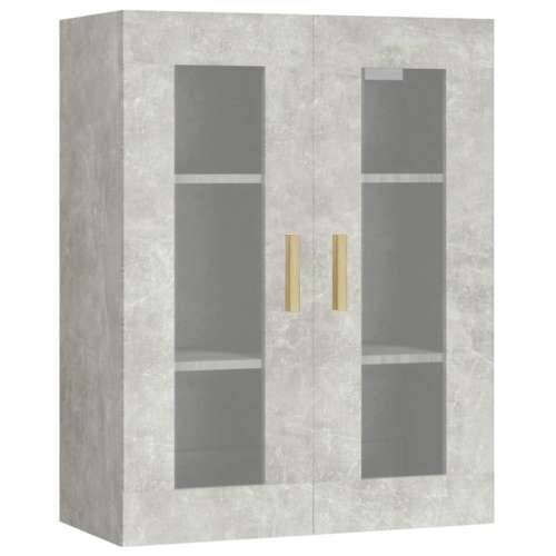 Viseći zidni ormarić siva boja betona 69,5 x 34 x 90 cm - Beton siva 1 Cijena