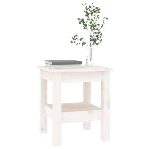 Stolić za kavu bijeli 35 x 35 x 40 cm od masivne borovine - Bijela 35 x 35 x 40 cm 1 Cijena