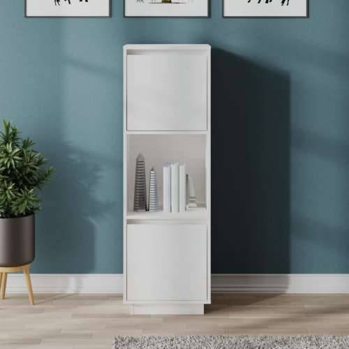 Visoka komoda bijela 38x35x117 cm od masivne borovine Bijela 1 Cijena