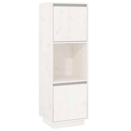 Visoka komoda bijela 38x35x117 cm od masivne borovine Bijela 1 Cijena