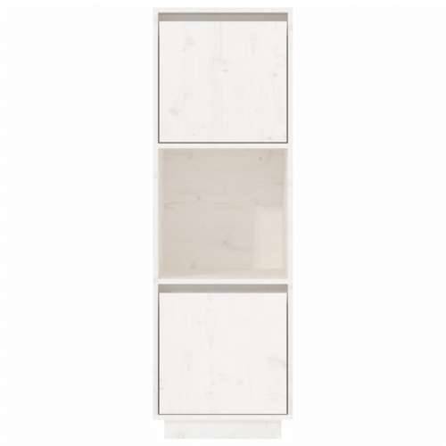 Visoka komoda bijela 38x35x117 cm od masivne borovine Bijela 1 Cijena