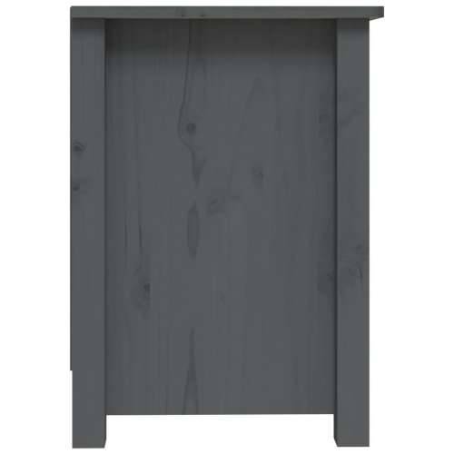 TV ormarić sivi 103 x 36,5 x 52 cm od masivne borovine - Siva 1 Cijena