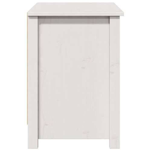 TV ormarić bijeli 103 x 36,5 x 52 cm od masivne borovine - Bijela 1 Cijena