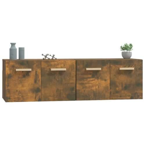 Zidni ormarići 2 kom boja hrasta 60x36,5x35cm konstruirano drvo - Dimljeni hrast 60 x 36.5 x 35 cm 1 Cijena