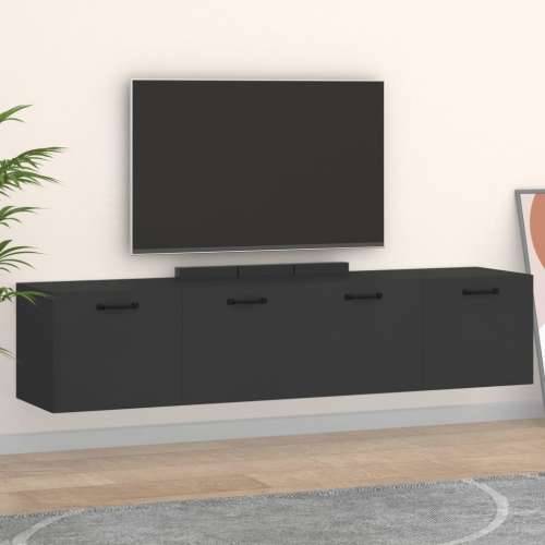 Zidni ormarići 2 kom crna 60x36,5x35 cm konstruirano drvo - Crna 60 x 36.5 x 35 cm 1 Cijena