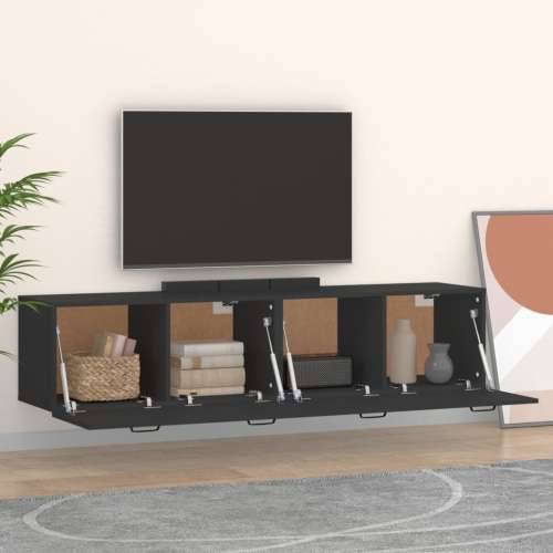 Zidni ormarići 2 kom crna 60x36,5x35 cm konstruirano drvo - Crna 60 x 36.5 x 35 cm 1 Cijena