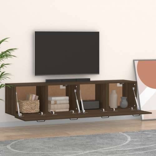 Zidni ormarići 2 kom boja hrasta 60x36,5x35cm konstruirano drvo - Smeđi hrast 60 x 36.5 x 35 cm 1 Cijena
