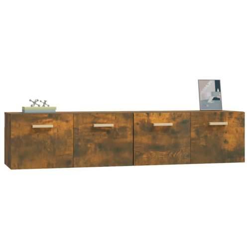 Zidni ormarići 2 kom boja dimljenog hrasta 80x35x36,5 cm drveni - Dimljeni hrast 80 x 35 x 36.5 cm 1 Cijena