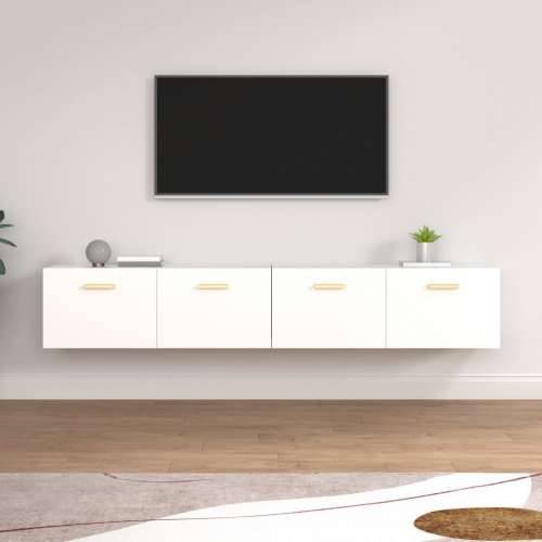 Zidni ormarići 2 kom bijeli 100x36,5x35 cm konstruirano drvo - Bijela 100 x 36.5 x 35 cm 1 Cijena