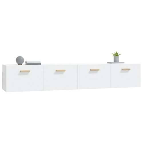 Zidni ormarići 2 kom bijeli 100x36,5x35 cm konstruirano drvo - Bijela 100 x 36.5 x 35 cm 1 Cijena
