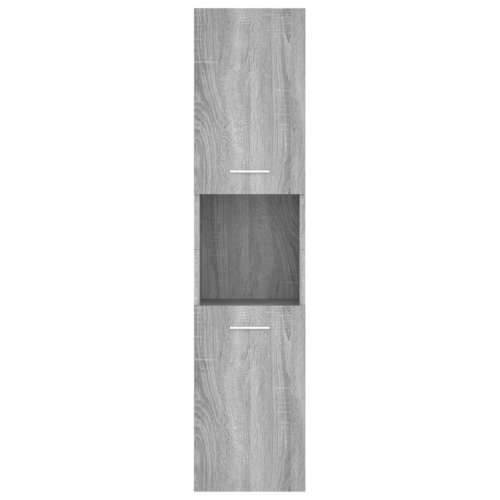 Kupaonski ormarić boja hrasta 30x30x130 cm konstruirano drvo - Sivi hrast sonoma 1 Cijena