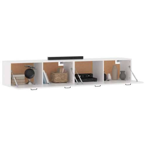 Zidni ormarići 2 kom bijeli 100x36,5x35 cm konstruirano drvo - Bijela 100 x 36.5 x 35 cm 1 Cijena