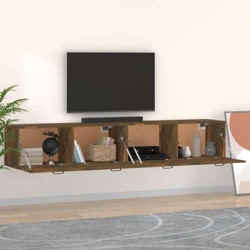 Zidni ormarići 2 kom boja hrasta 100x36,5x35 cm drveni - Dimljeni hrast 100 x 36.5 x 35 cm 1 Cijena
